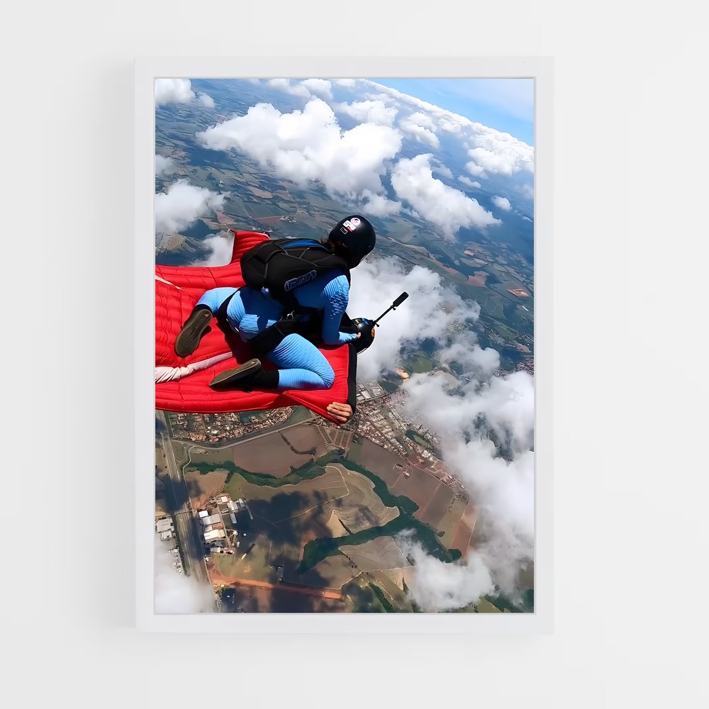 Poster Skyfalling Adventure – affiche Parachutisme (vue 3)